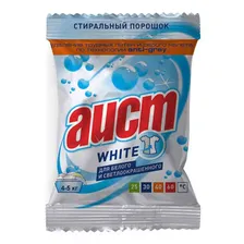 Стиральный порошок Аист White для белого белья 100 г