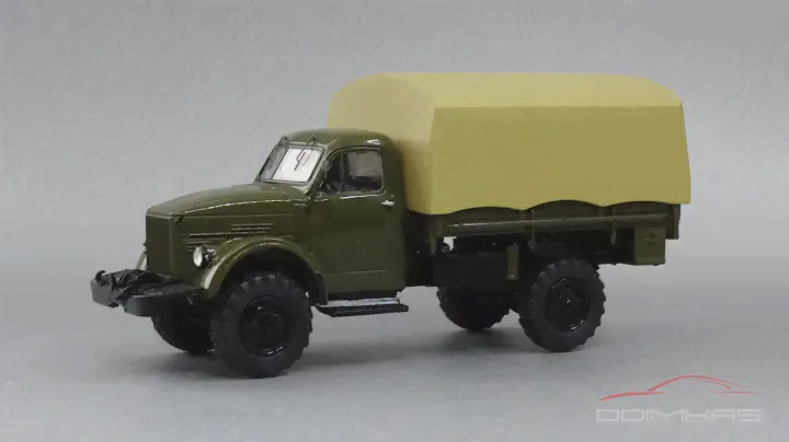 ГАЗ-63А с тентом || Start Scale Models - SSM || Масштабные модели грузовых автомобилей СССР 1:43