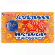 Мыло хозяйственное АИСТ концентрированное 72%, 150 гр