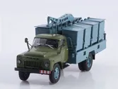 АИСТ 1/43 M-30 (53) мусоровоз хаки-синий