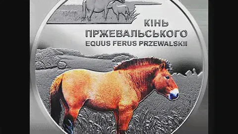 🟢 К пятилетию Чернобыльского заповедника НБУ выпустил монету с лошадью Пржевальского ❗
